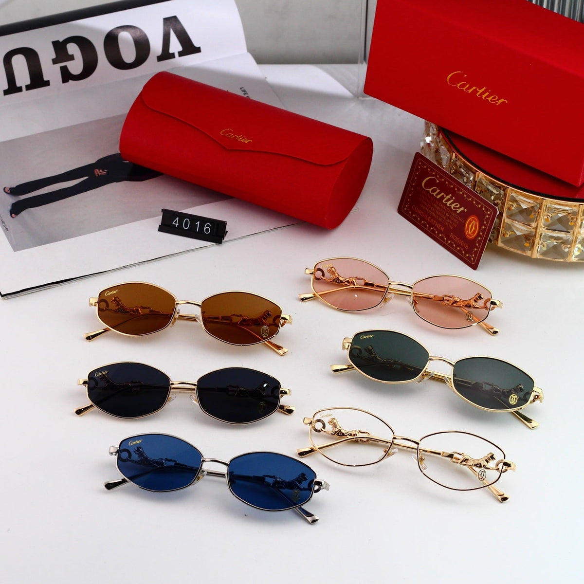 Vintage Oval Metal Frame Sunglasses, Snake Decor UV400 Polarized Fashion Shades 4016