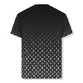 MONOGRAM GRADIENT BLACK WHITE T SHIRT