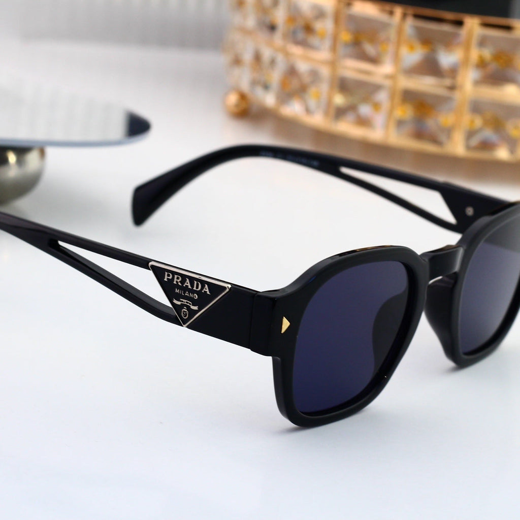 Polarized Sunglasses Personality Rivet Small Round Frame Sunglasses  3337