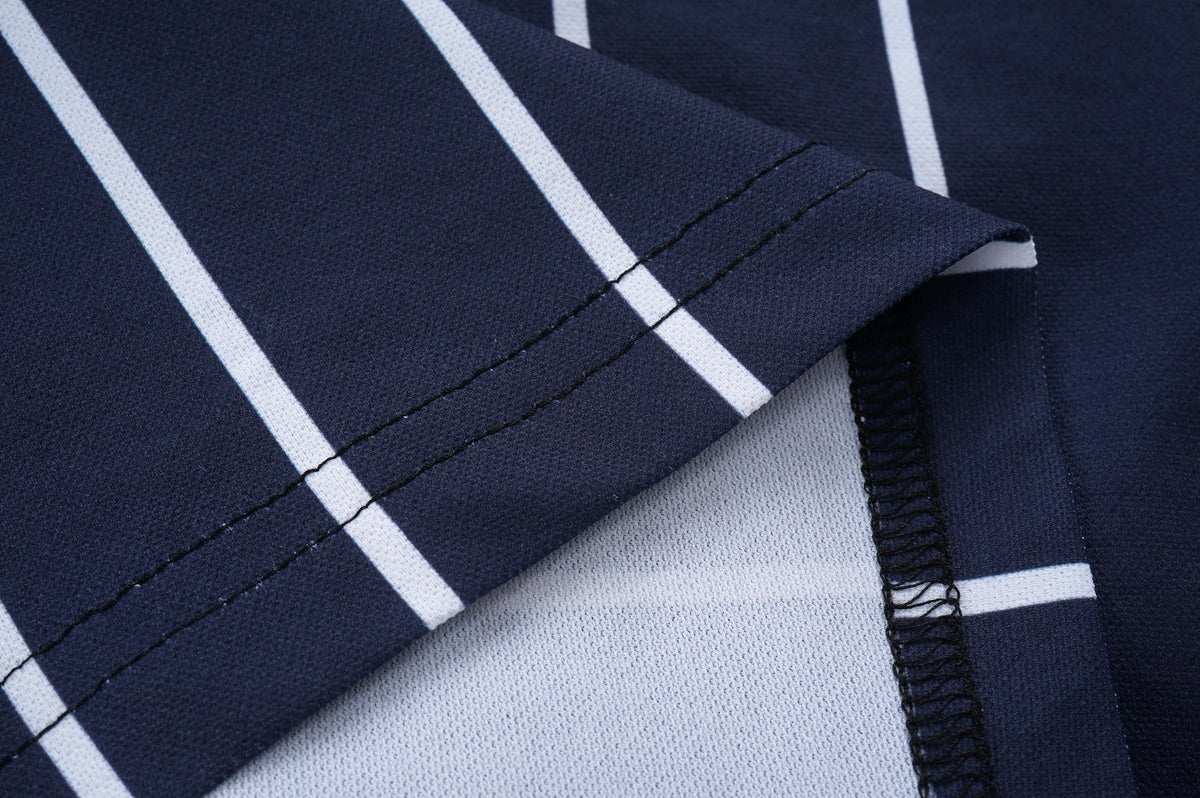 Fashion striped POLO shirt