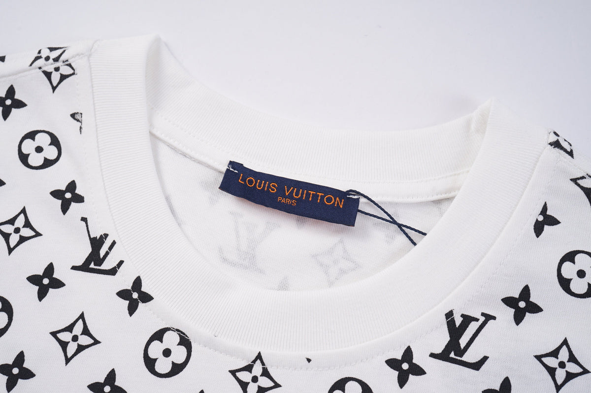 Gradient letter print T-shirt