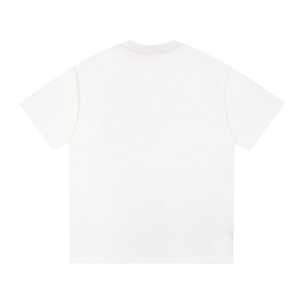 Simple large logo print T-shirt