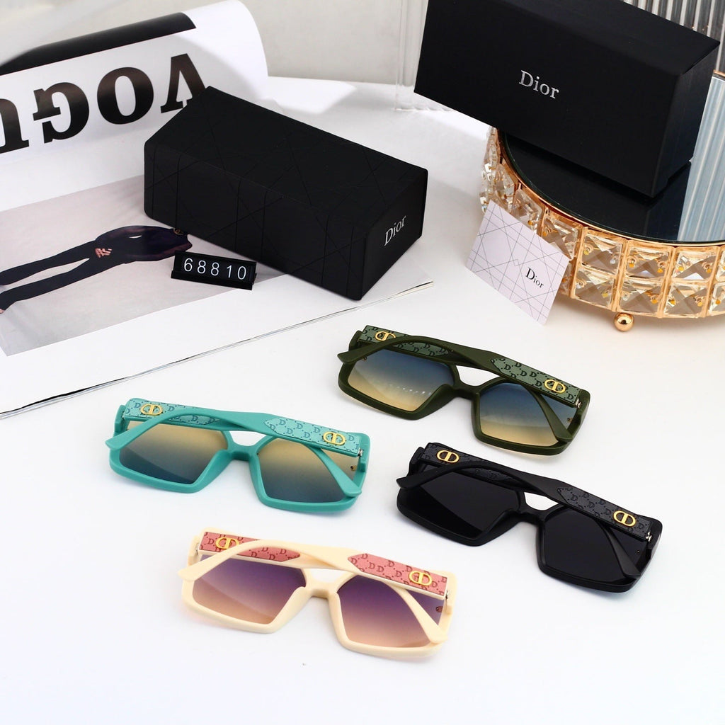 Simple and stylish metal sunglasses  68810