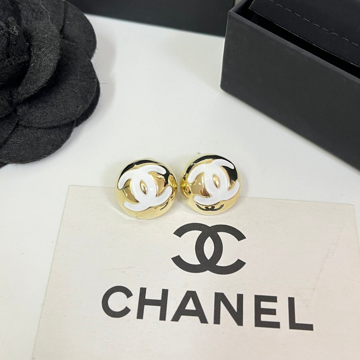 3-Color Vintage Gold-Plated Earrings