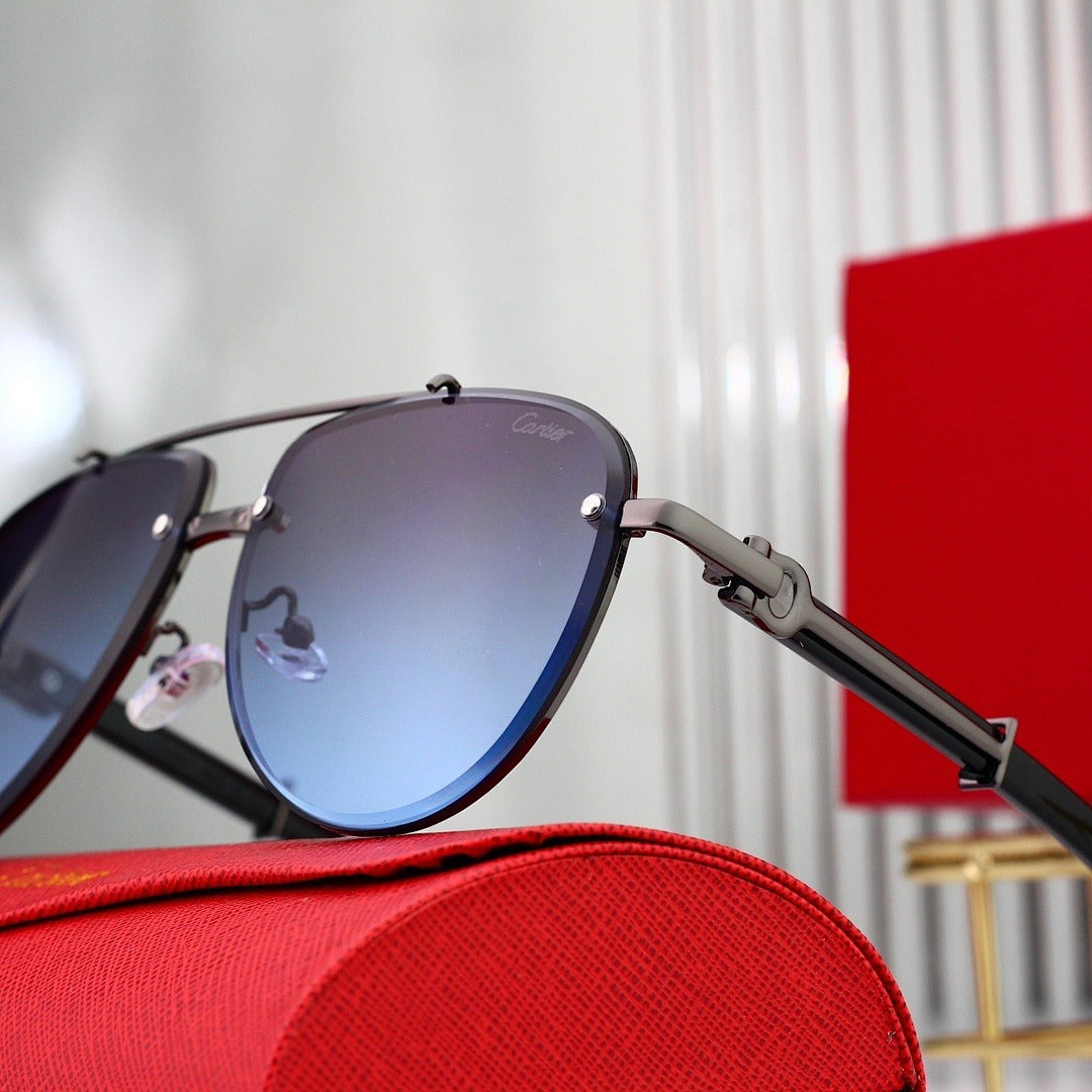 7 Color Panther Decor Aviator Sunglasses H8932